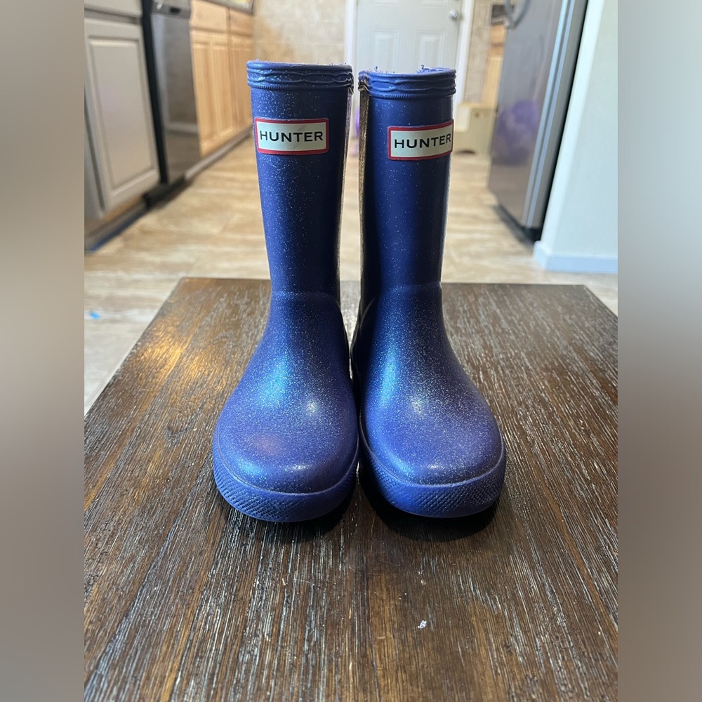 TODDLER GIRLS HUNTER RAIN BOOTS SIZE 8